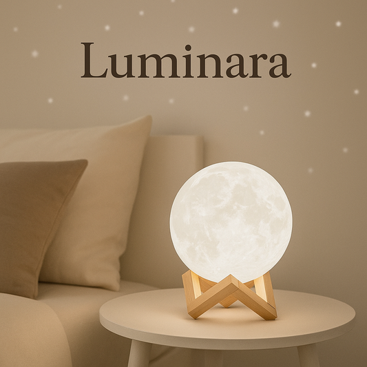Luminara Soft Moon Lamp with 3 Light Modes