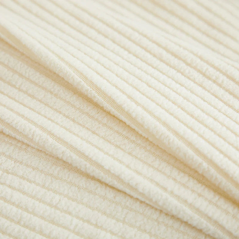Luminara Pillow Cover – Soft Striped Cushion in Neutral Tones
